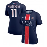 Paris Saint-Germain Marco Asensio #11 Domáci Ženy futbalový dres 2024-25 Krátky Rukáv